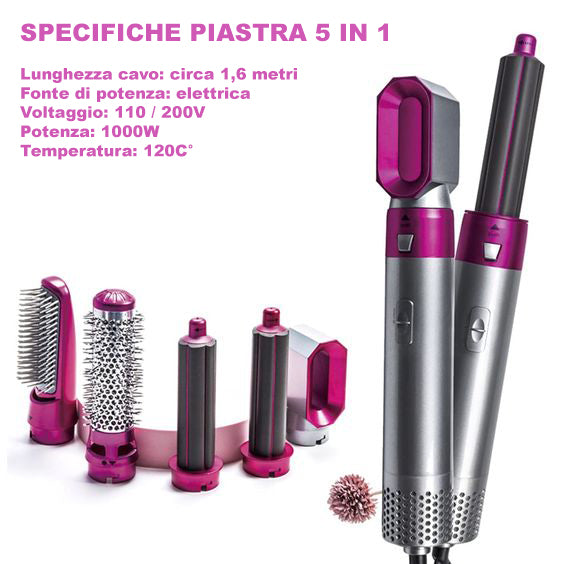 Hair Smart™ - la Piastra 5 in 1